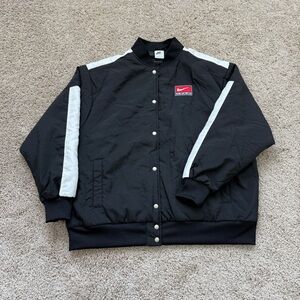 Nike Sportswear Team Bomber Jacket‎ Black Size Small Varsity
